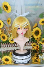 NFD Kigurumi Vocaloid Kagamine Rin Head Shell Cosplay Accessories